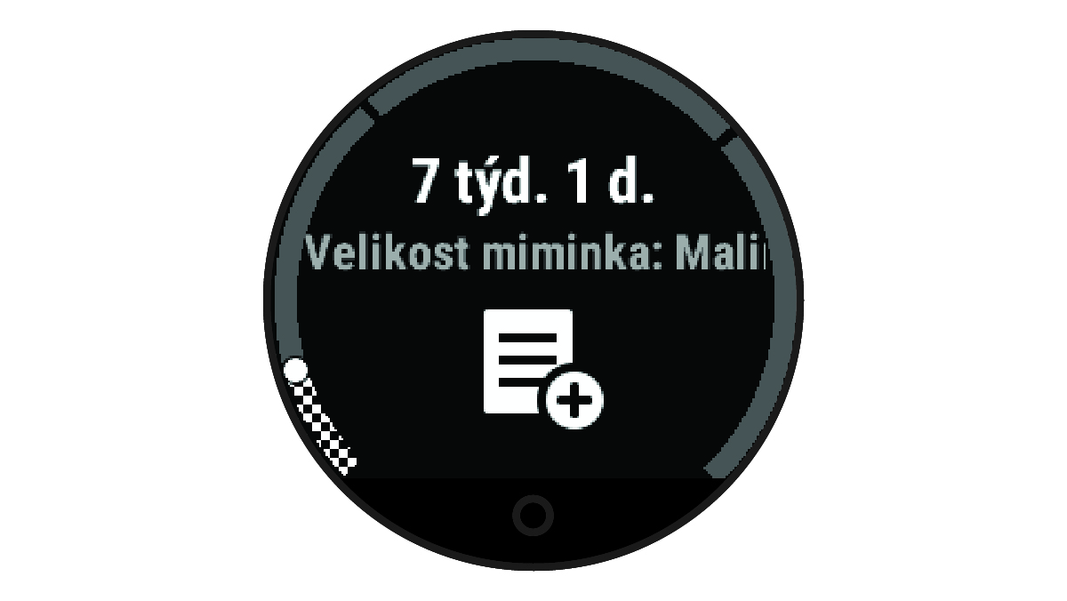 Údaje o těhotenství