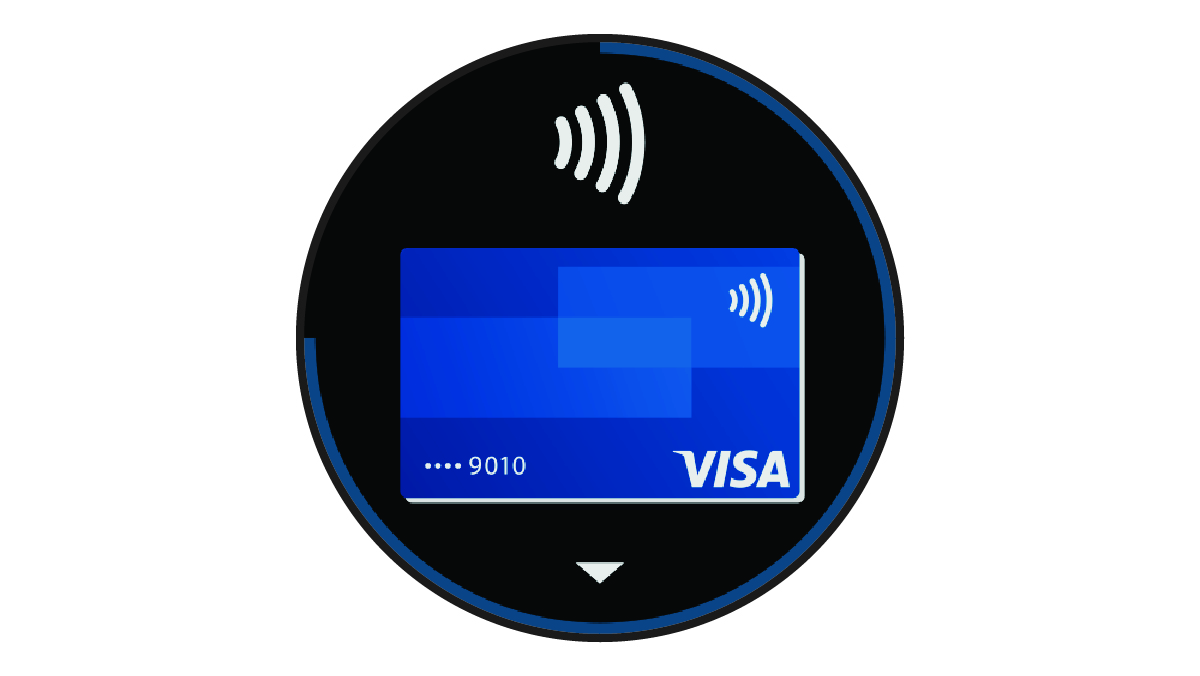 Screenshot of active payment card