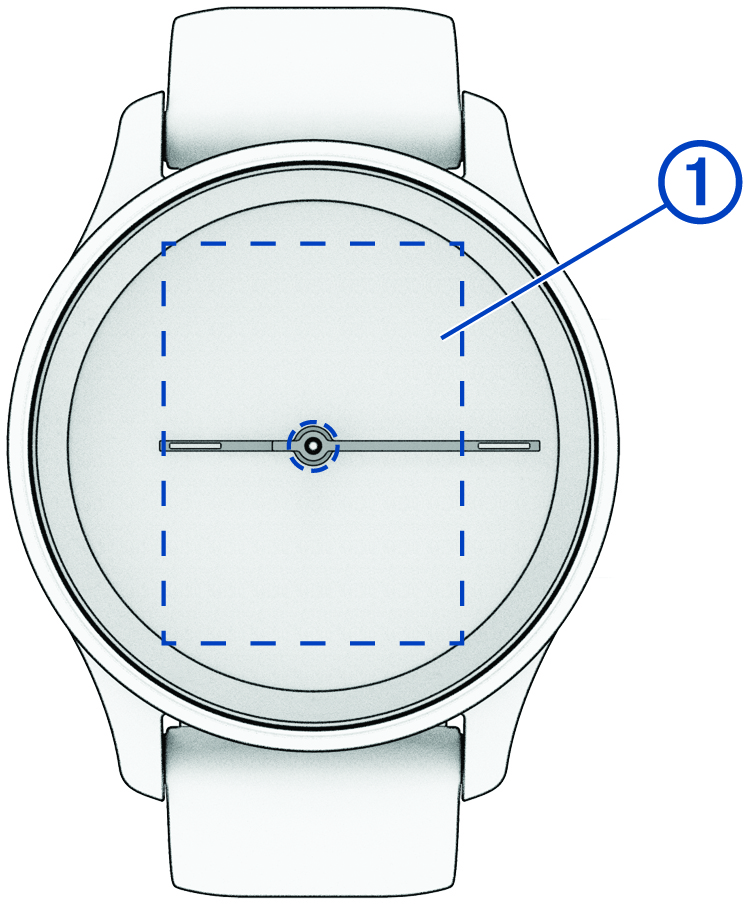 Line drawing of the device with a callout