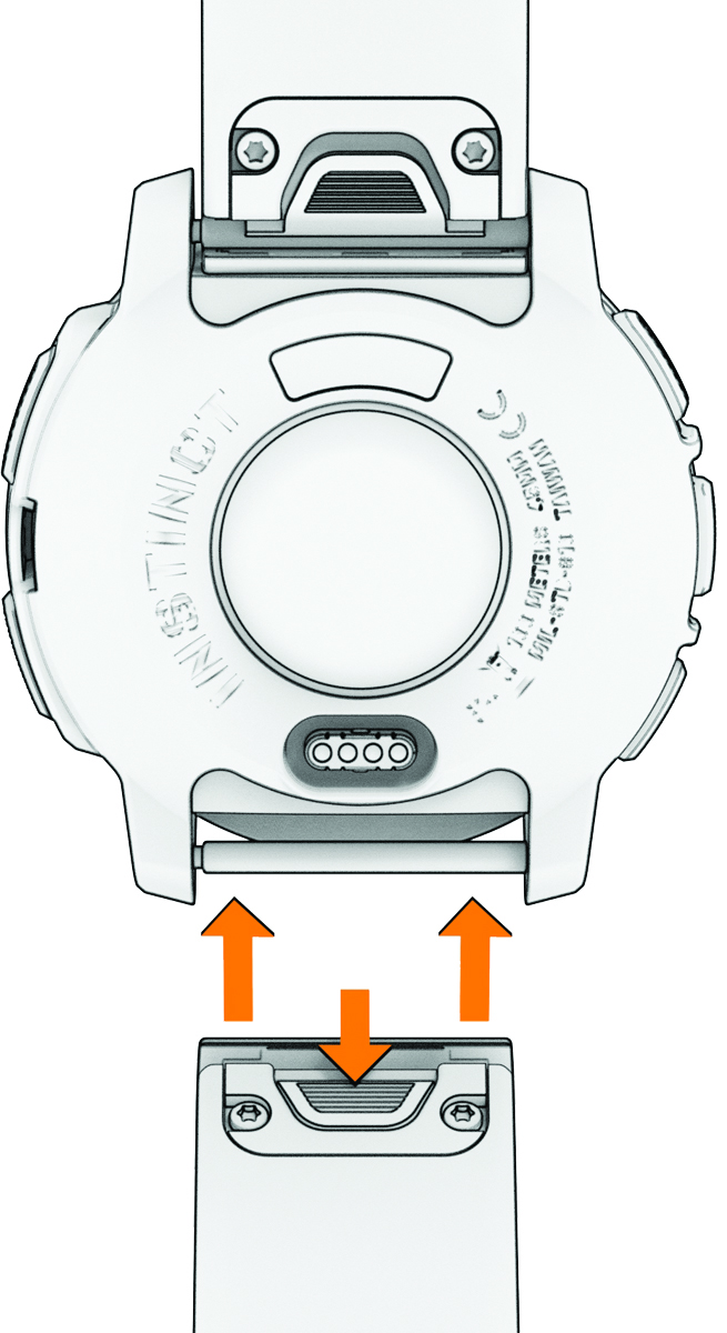 Replacing the QuickFit watch band