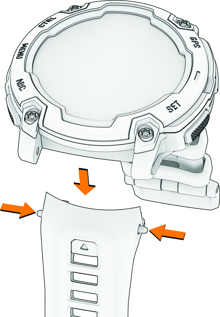 Replacing the watch band