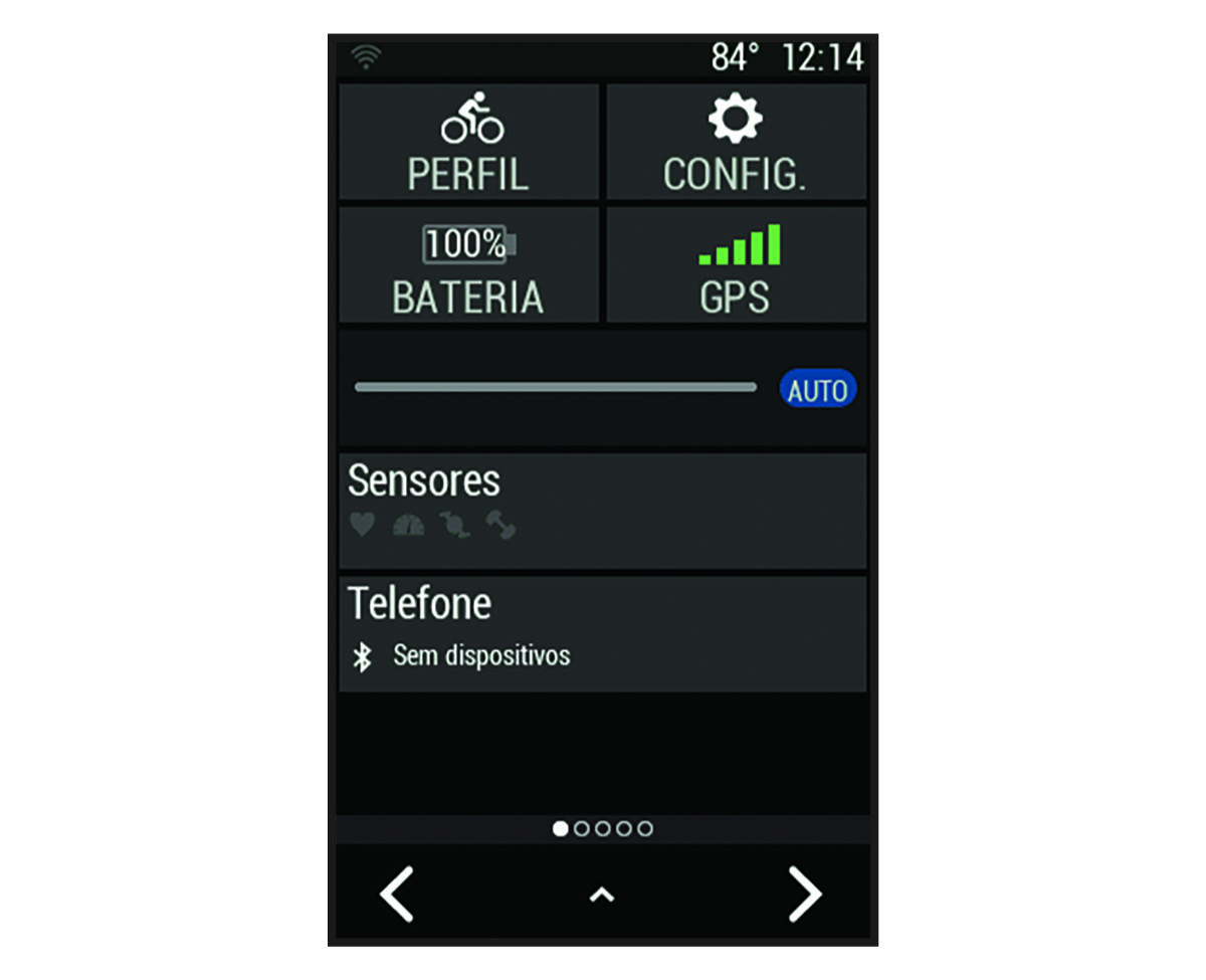 Dados de status do dispositivo
