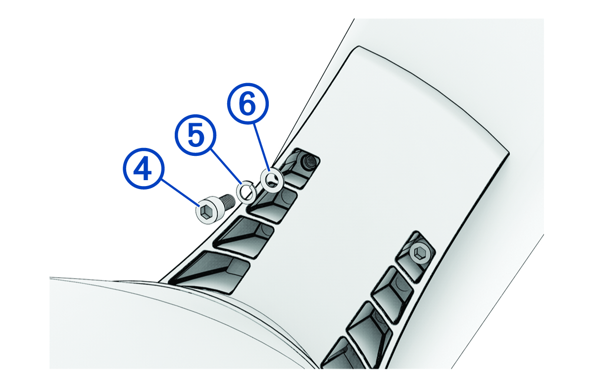 Mounting hardware with callouts