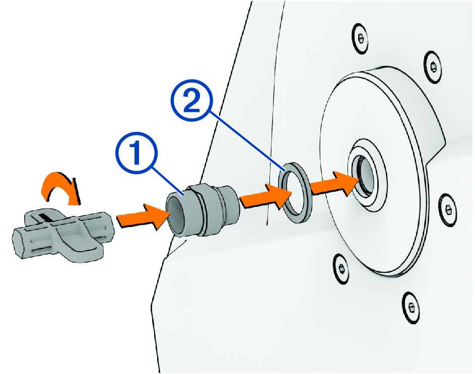 Home trainer avec embouts et repères
