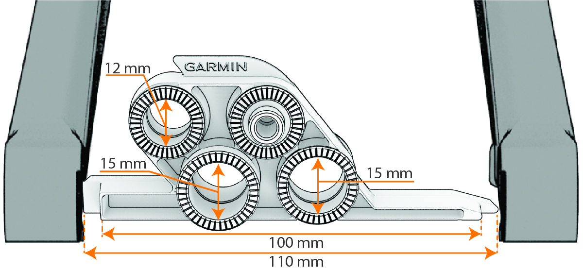 Fourche de vélo avec outils de dégagement et tailles