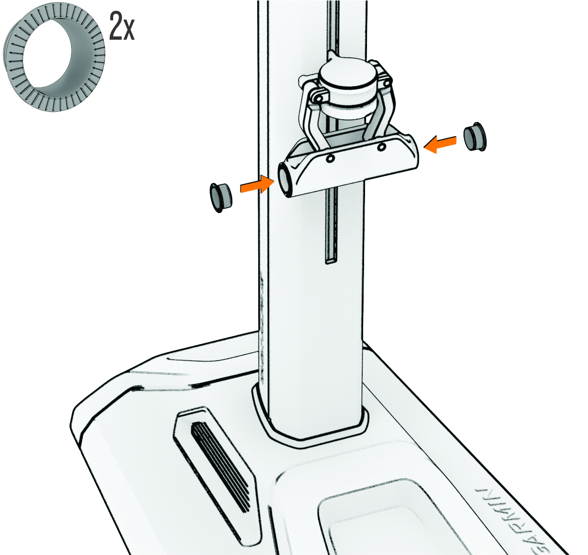 Alpine avec embouts et repères