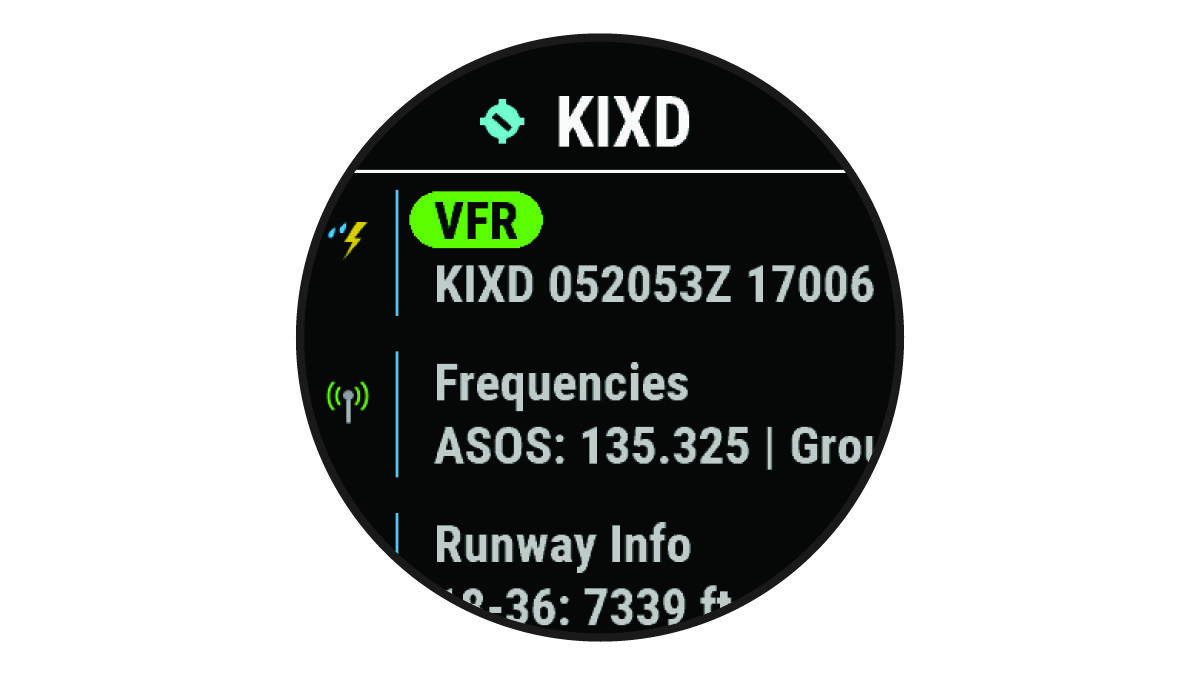 Airport waypoint data