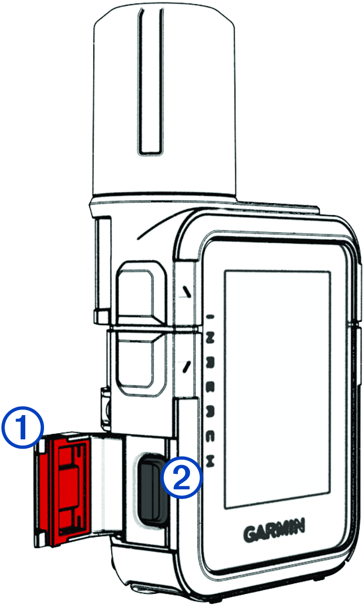 Nahaufnahme der SOS-Abdeckung mit Beschriftungen