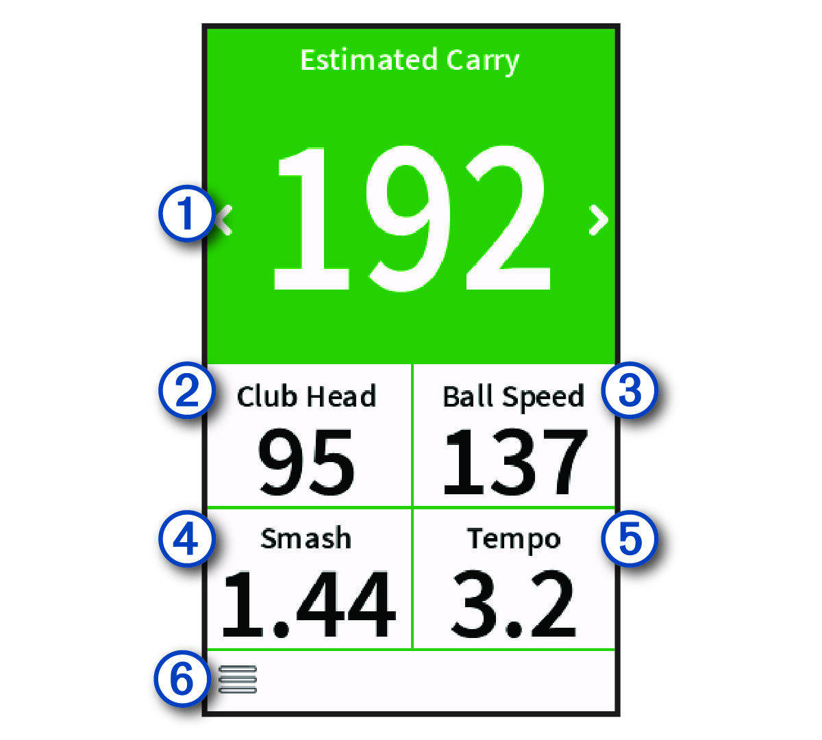 Garmin discount swing speed