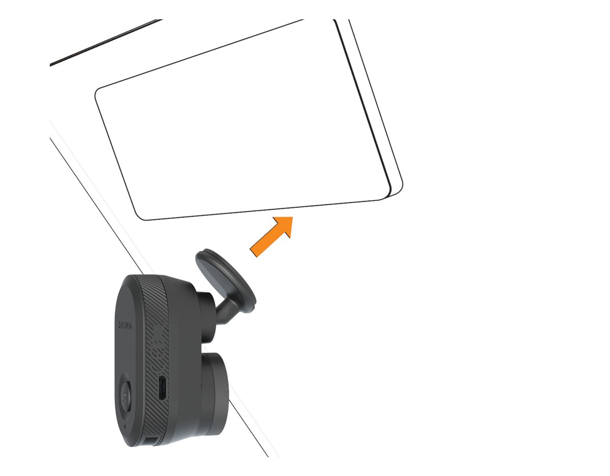 Garmin Dash Cam Mini - Installing the Device on Your Windshield