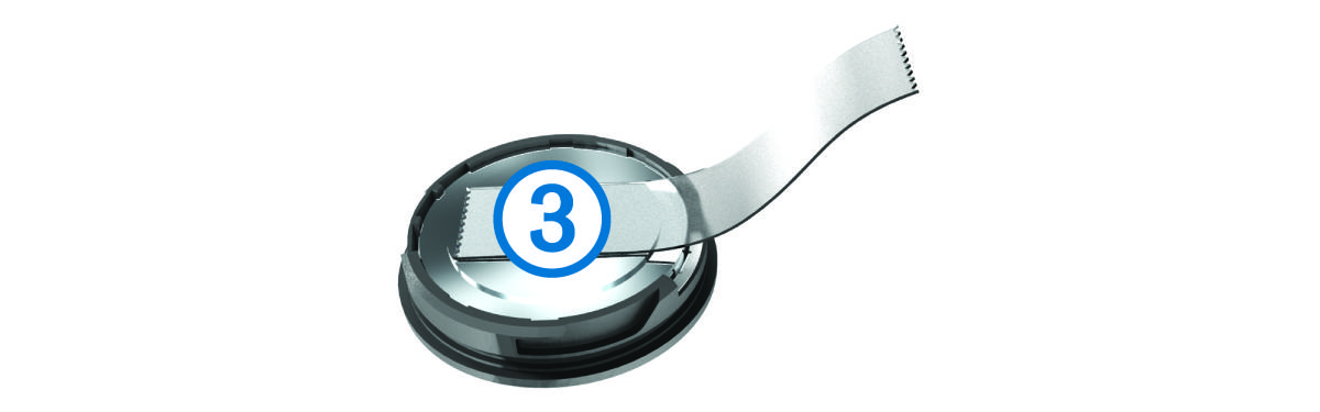 Removing the battery from the device with a callout