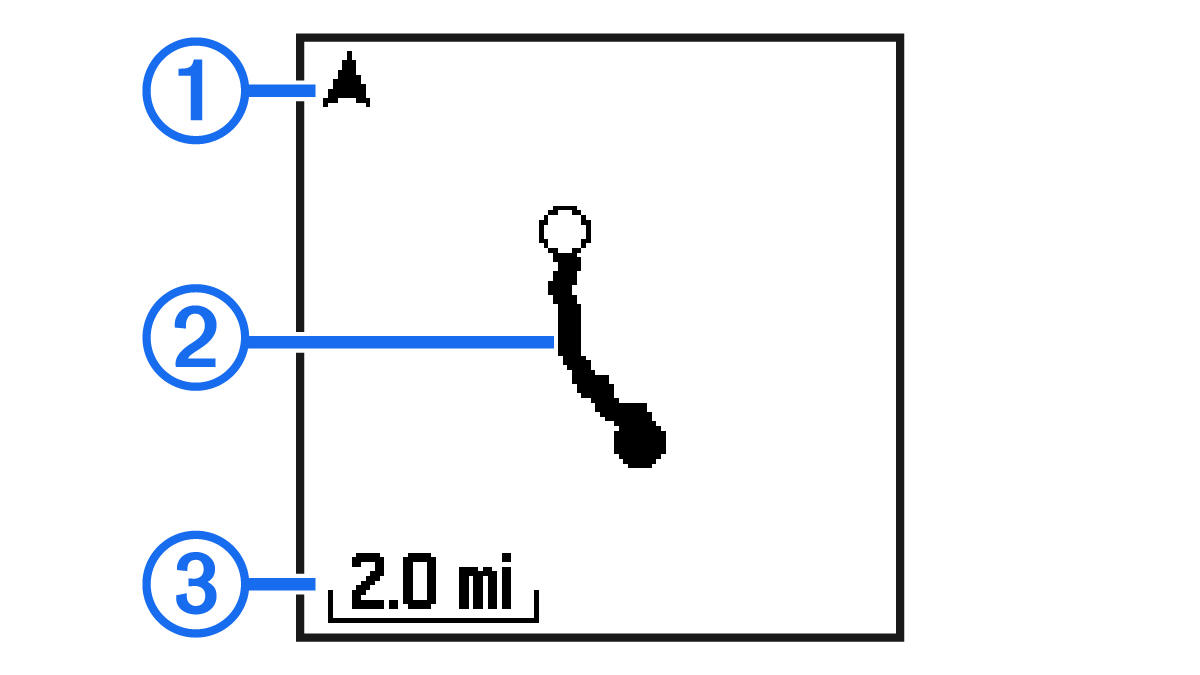 Map data with callouts