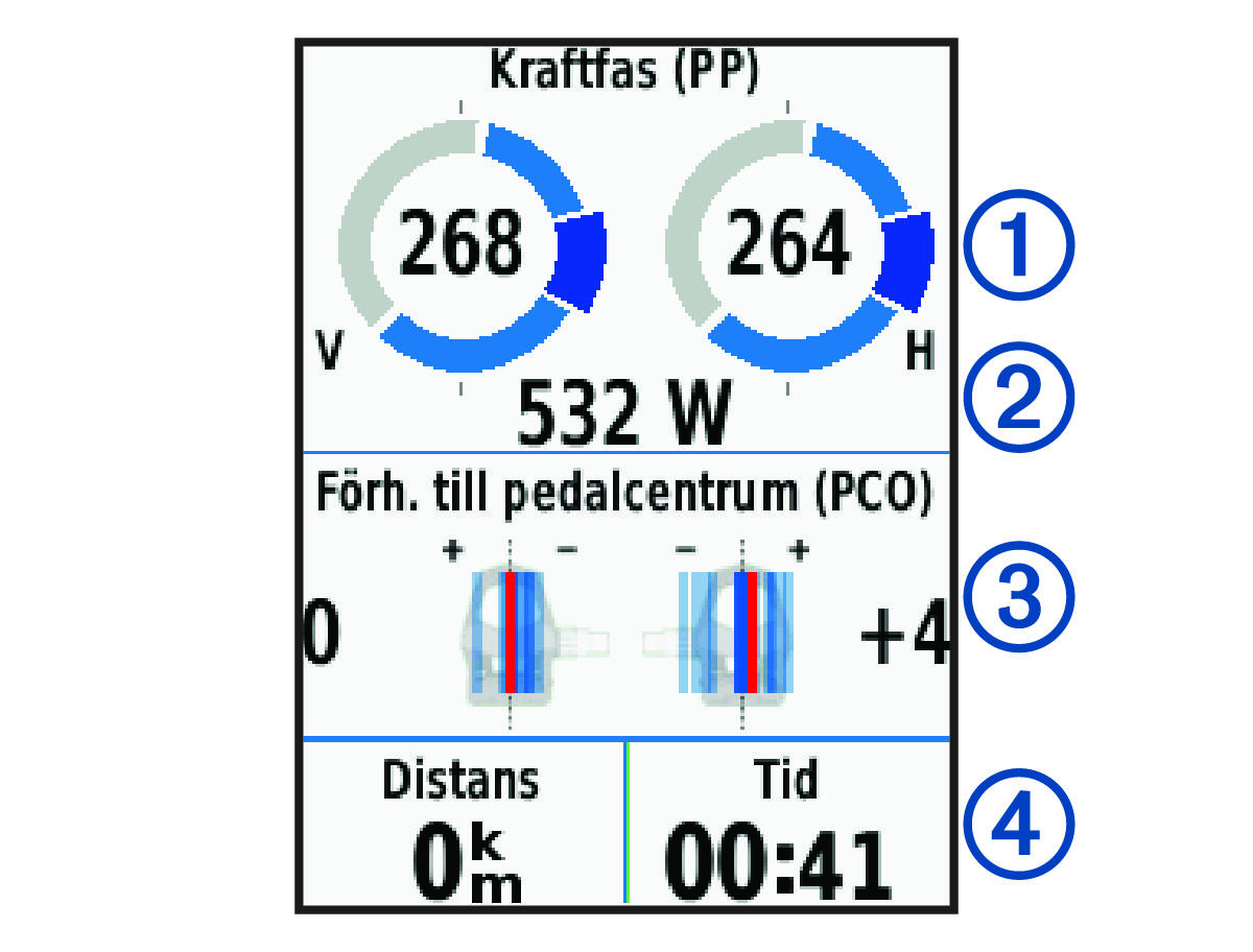 Cycling dynamics data