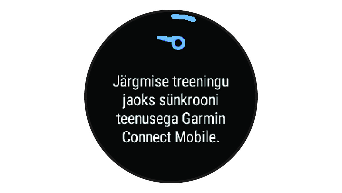 Garmin Coach andmed