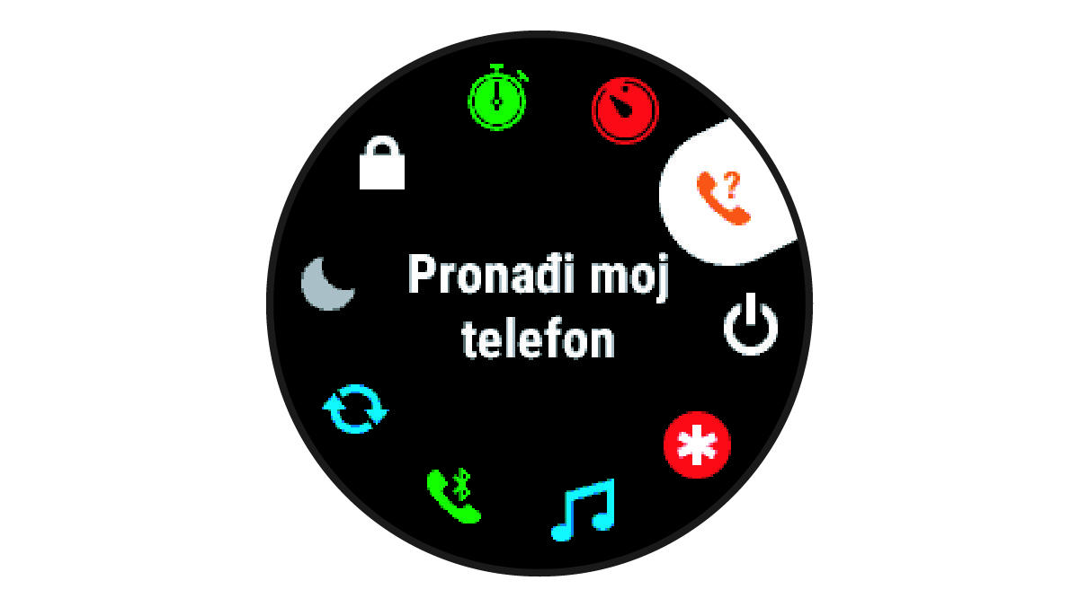 Zaslon za pristup funkcijama uređaja