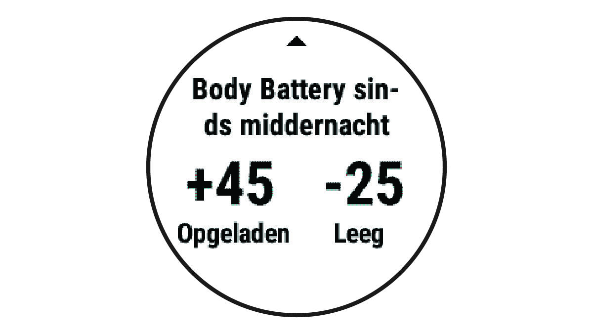 Body Battery gegevens