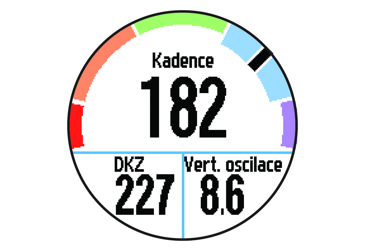 Údaje dynamiky běhu