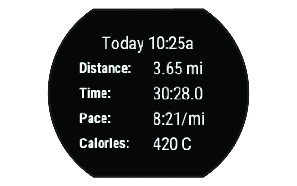 Run summary data