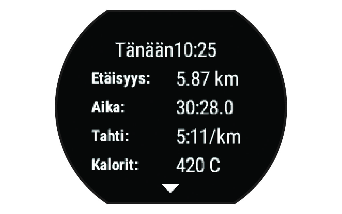 Juoksun yhteenvetotiedot