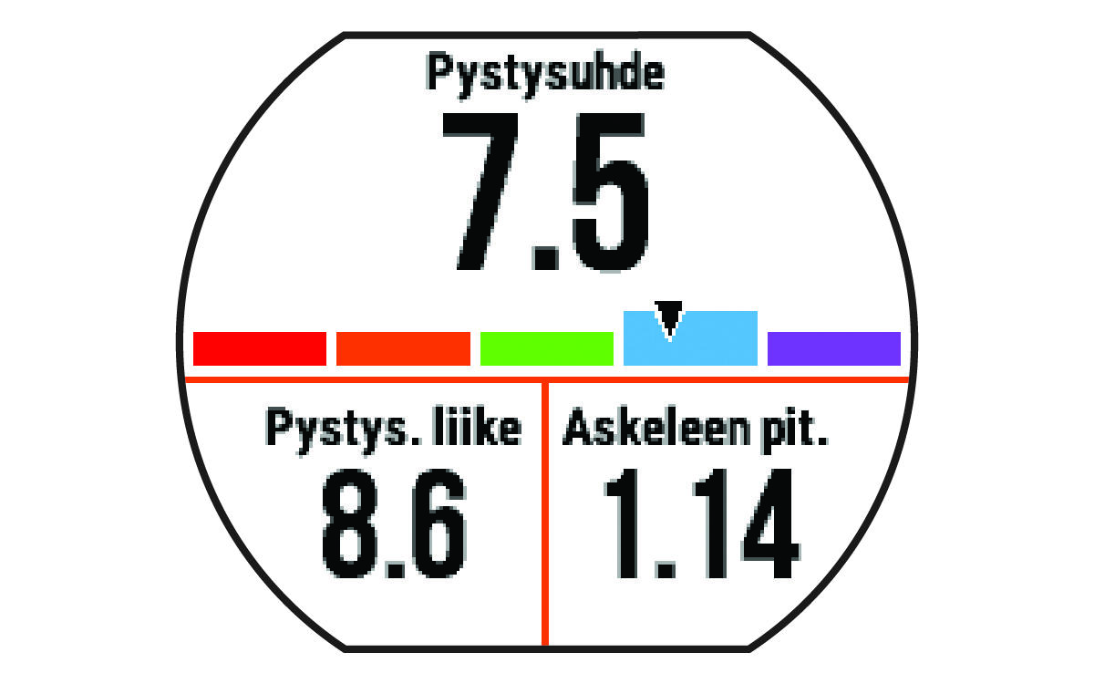 Juoksun dynamiikkatiedot