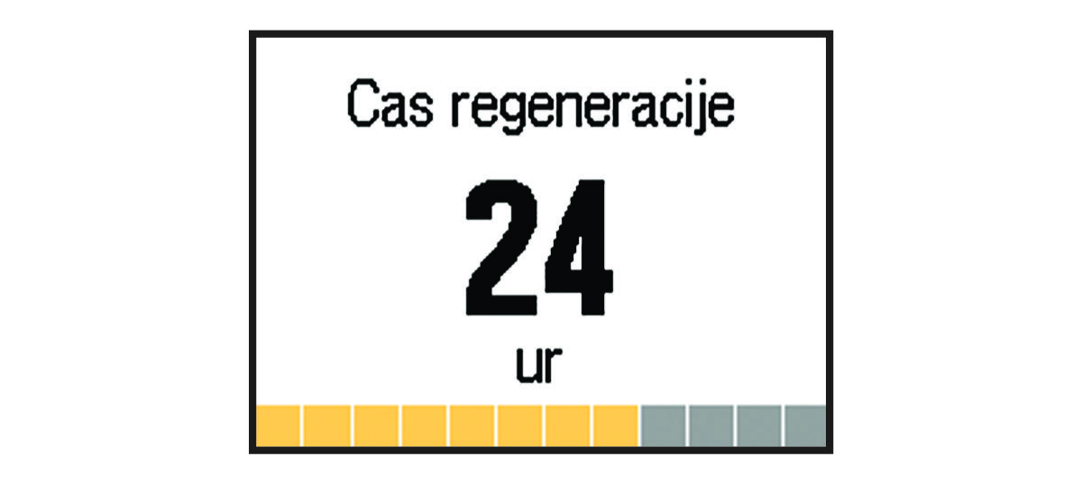 Podatki o času regeneracije