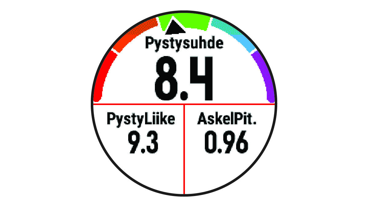 Juoksun dynamiikkatiedot