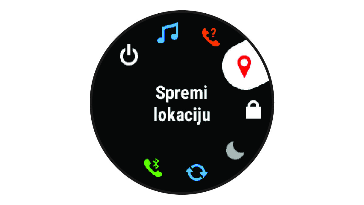 Zaslon za pristup funkcijama uređaja