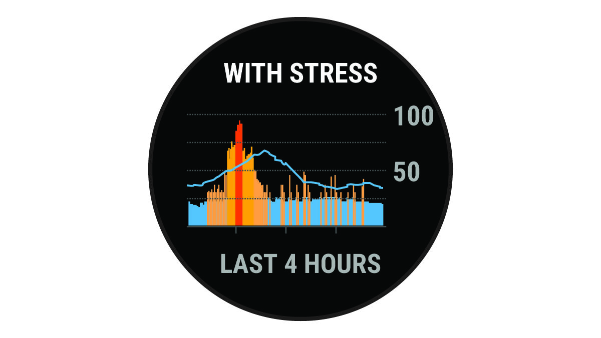 Body battery and stress data