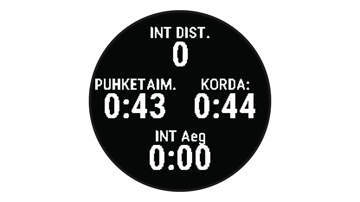 Aktiivsusmonitor puhkeekraaniga