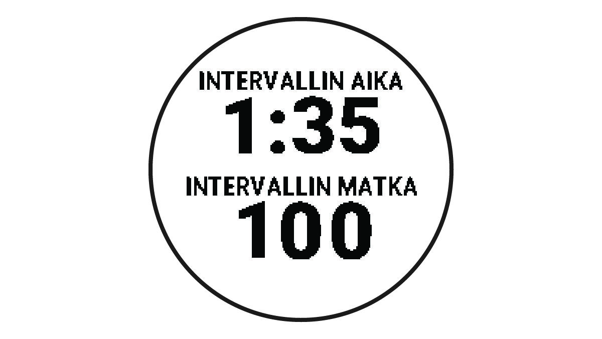 Suorituksen ajanotto ja uintitiedot