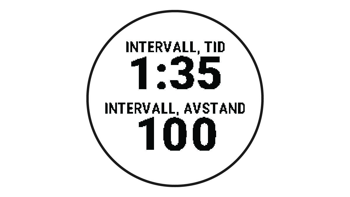 Aktivitetstidtaker med svømmedata