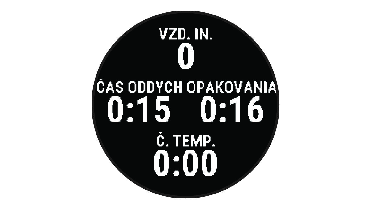 Časovač aktivity s obrazovkou odpočinku