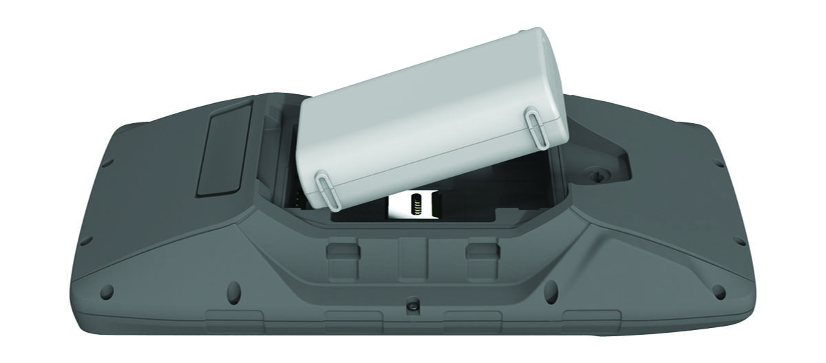 Battery compartment with battery pack