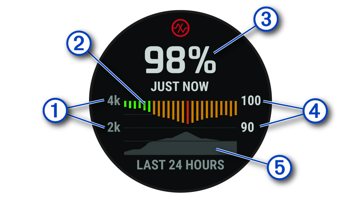 Schermafbeelding van de Pulse Ox meting en grafieken met toelichtingen