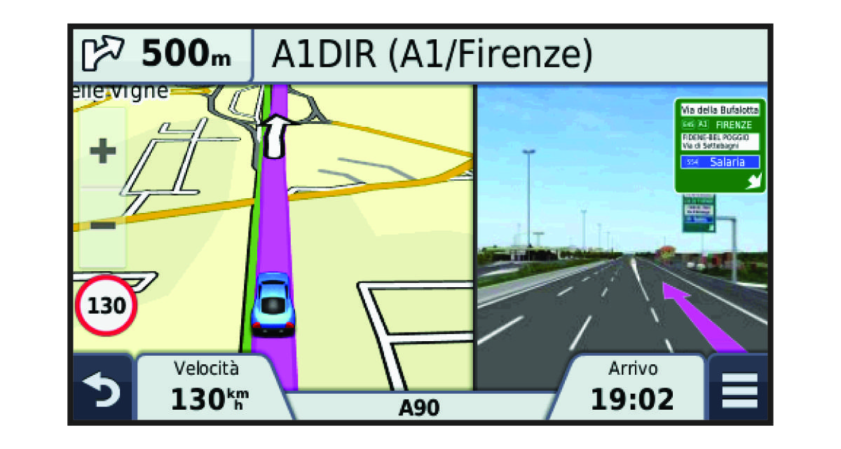 Percorso sulla mappa
