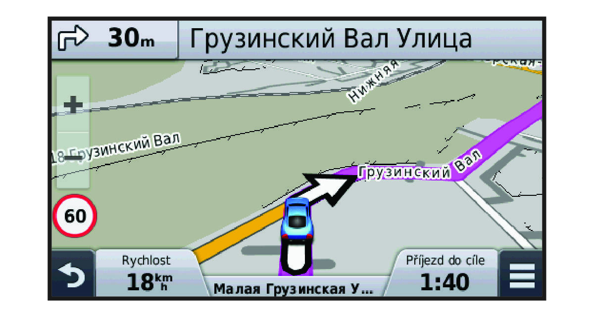 Маршрут на карте