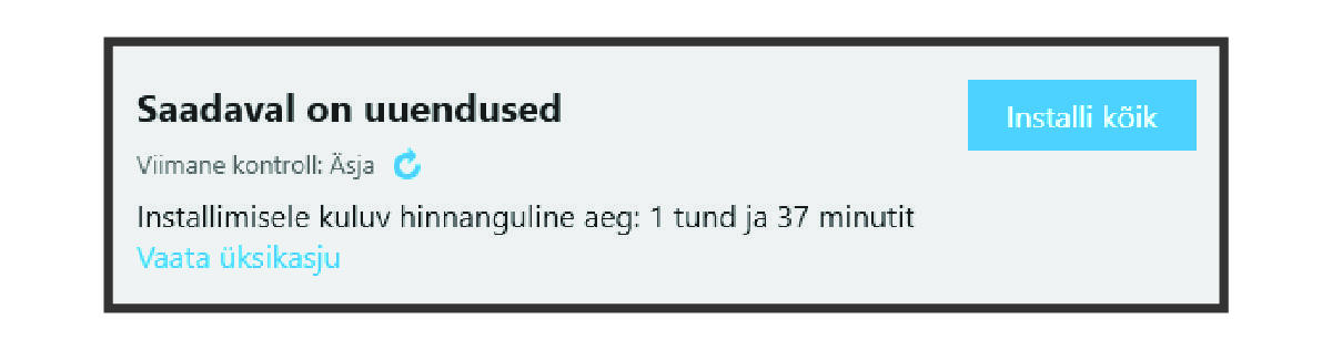 Update available on Garmin Express