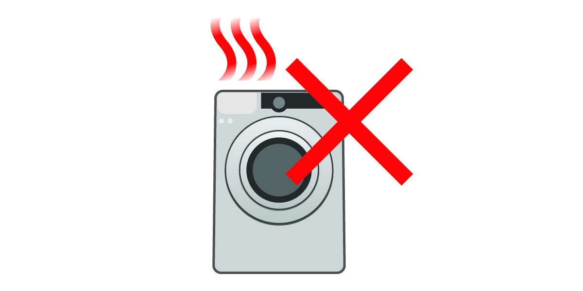 No dryer symbol